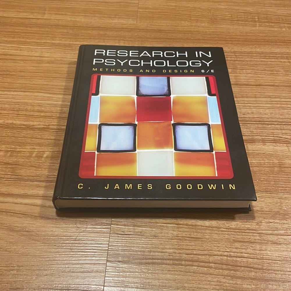 College textbook: Research in Psychology
